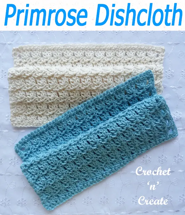 primrose dishcloth