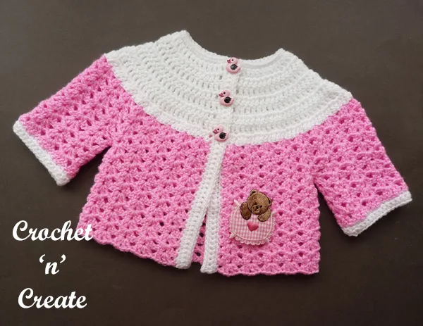 baby sweater pink