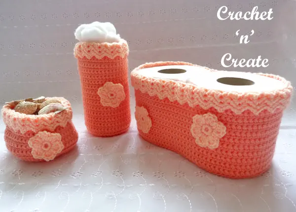 Crochet Bathroom Trio Pattern