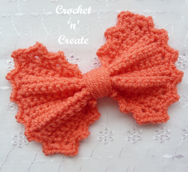 big bow crochet pattern