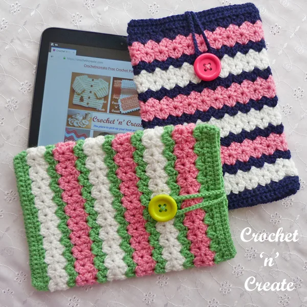 crochet tablet pocket pattern