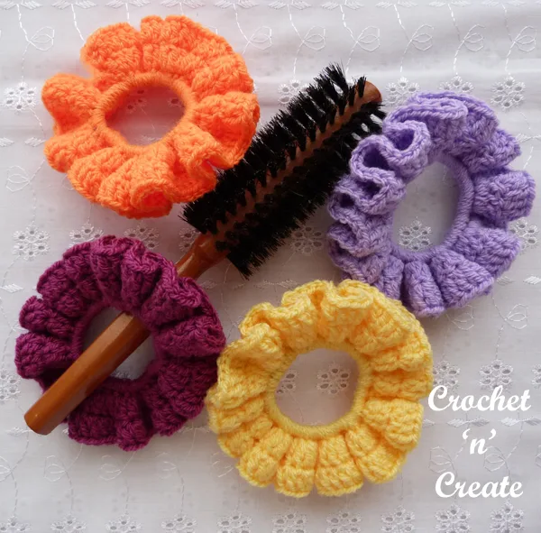 brush and scrunchies