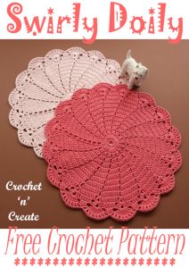 crochet swirly doily pattern