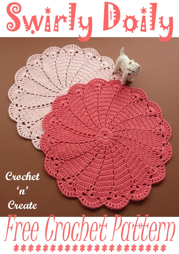 crochet swirly doily pattern