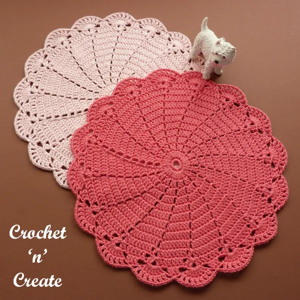 crochet swirly doily pattern