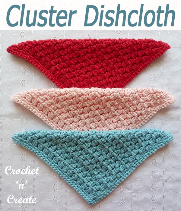 cluster dishcloth