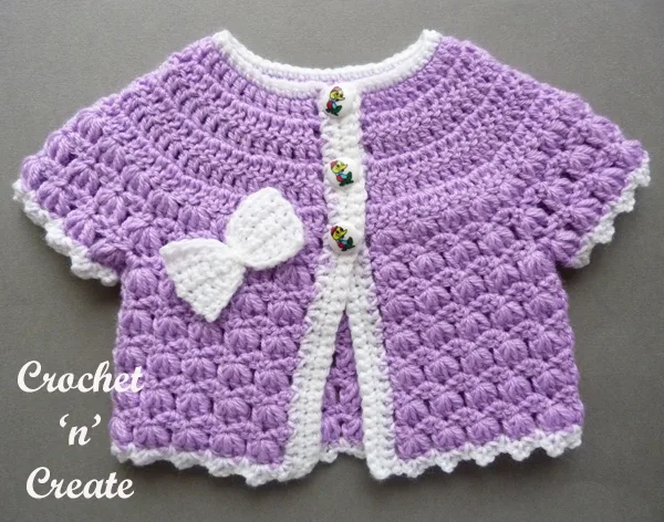 baby short sleeve coat lilac