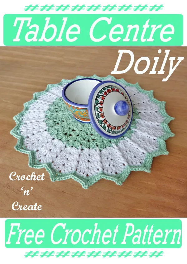 crochet table centre doily pattern