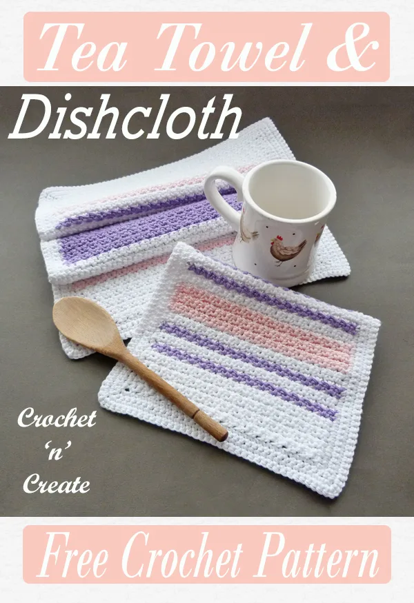 Crochet Teatowel-Dishcloth Pattern