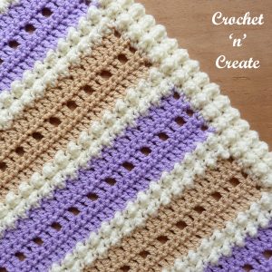 Crochet Wisteria Lapghan Pattern - Free Pattern on Crochet 'n' Create