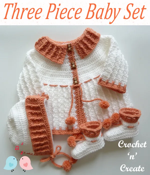 three piece baby set