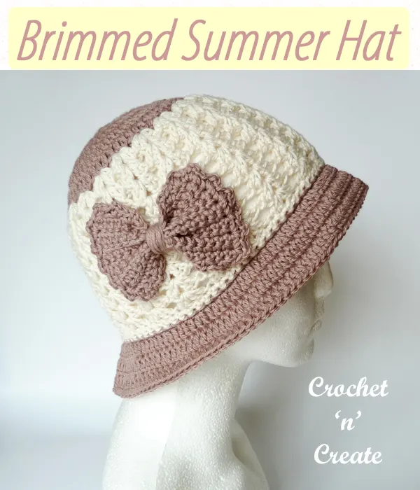 brimmed summer hat