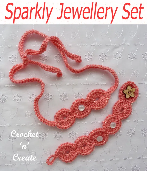 sparkly jewellery set