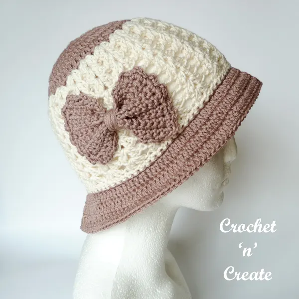 crochet brimmed summer hat pattern