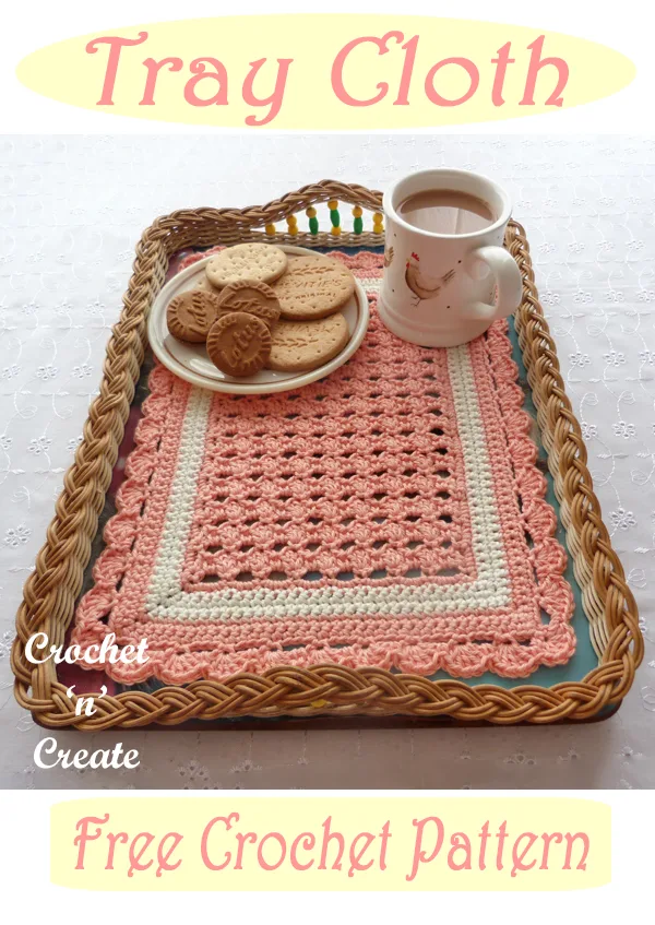 crochet tray cloth pattern