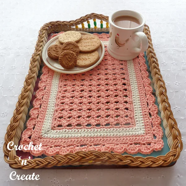 crochet tray cloth pattern