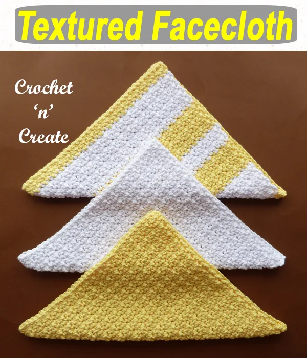 textured facecloth