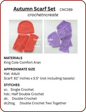 Autumn Scarf Set