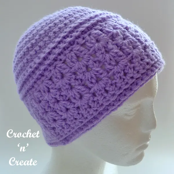 lilac beanie