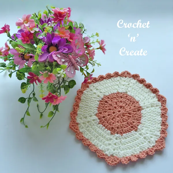 hexagon plant pot mat