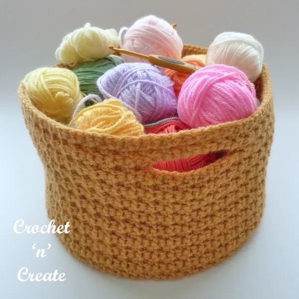 crochet basket