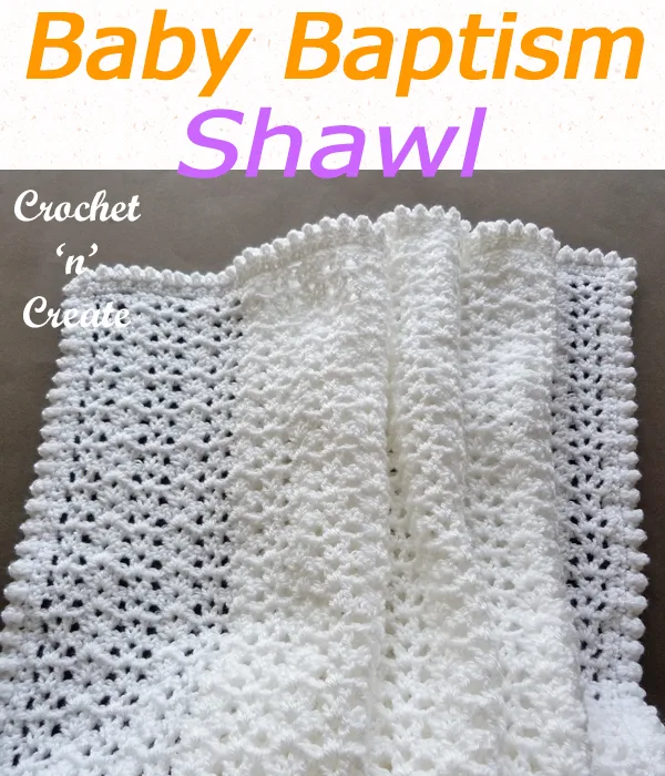 baby baptism shawl