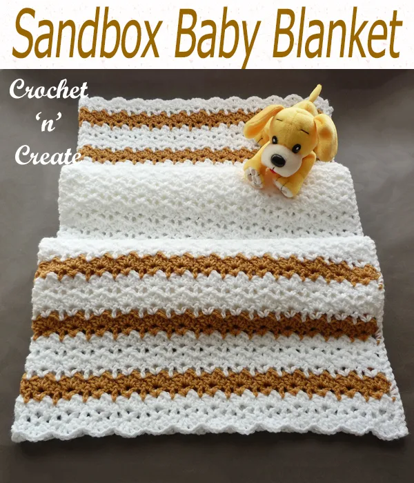 sandbox baby blanket