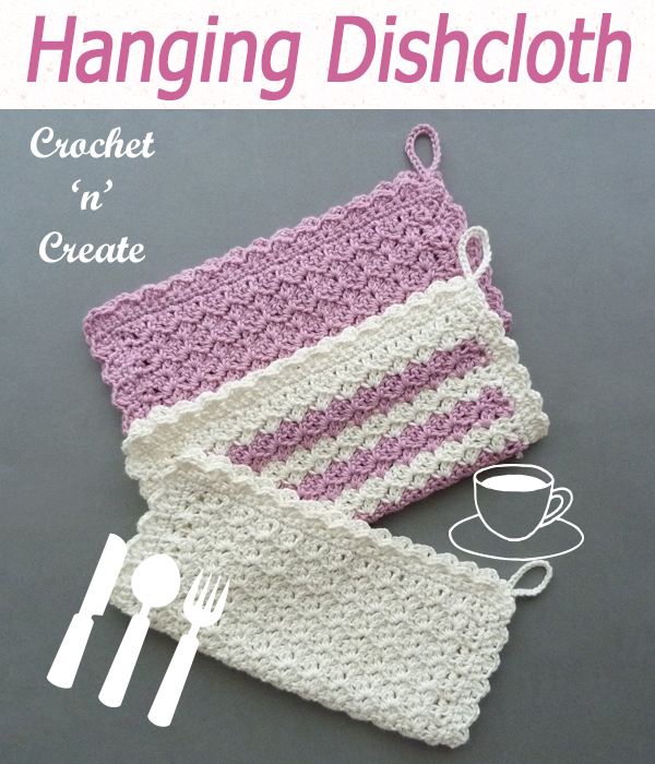 hanging dishcloth