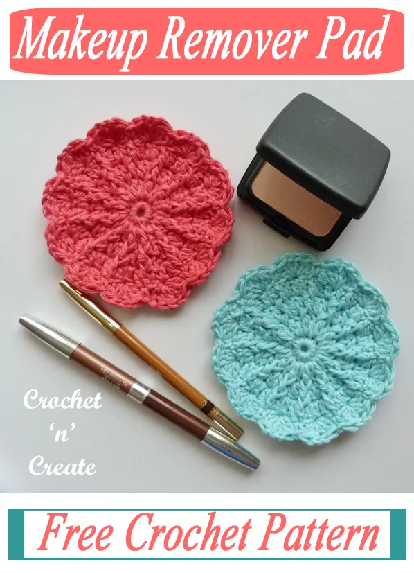 crochet makeup remover pad