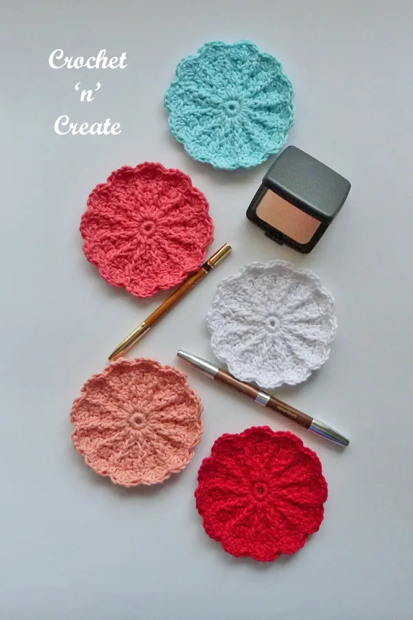 crochet makeup remover pad