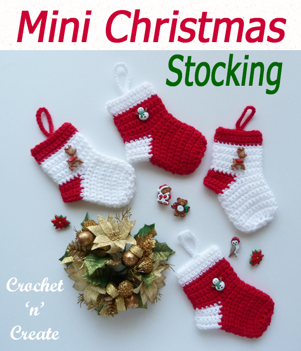 mini christmas stocking