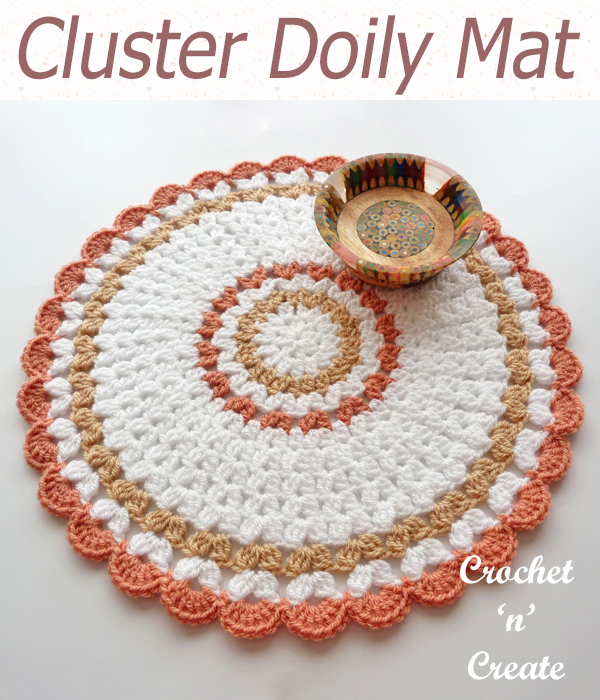 cluster doily mat