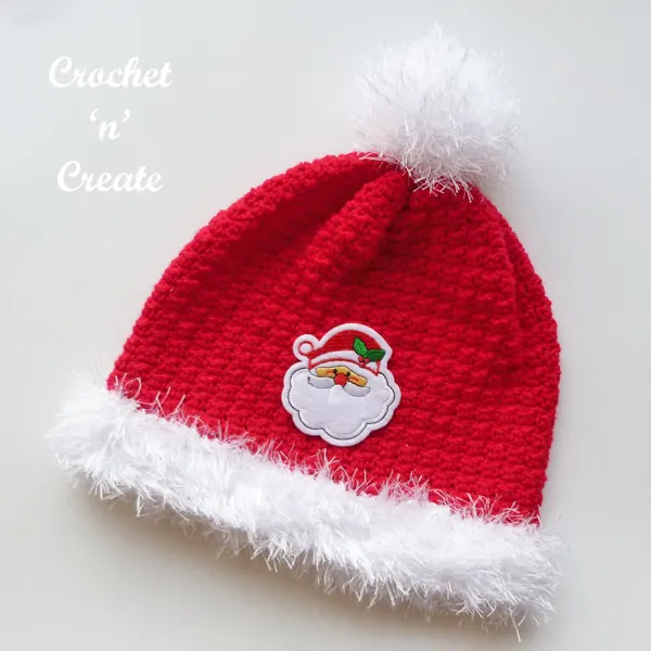 christmas crochet hat pattern