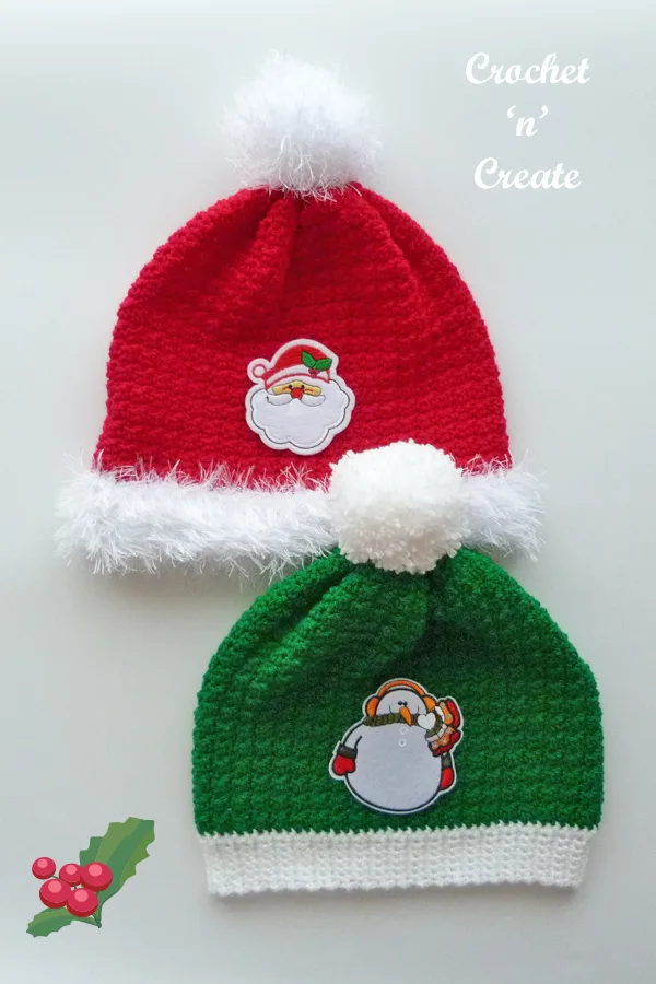 crochet santa hat