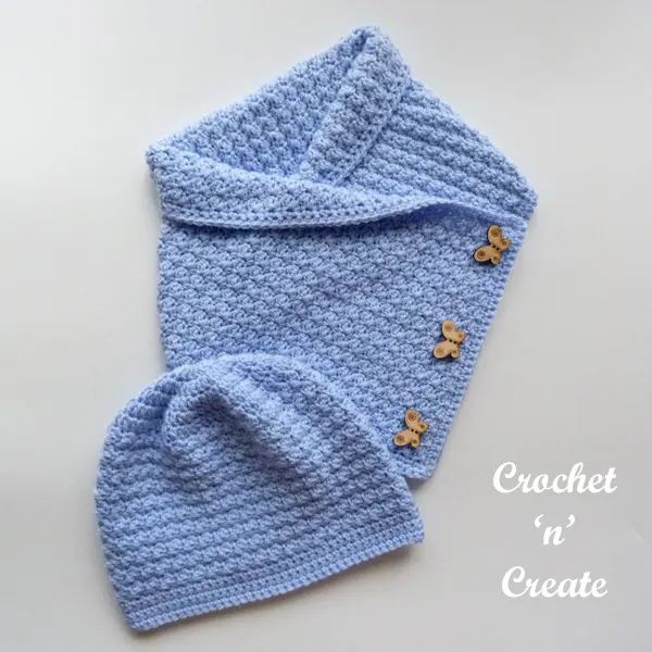 blue hat-cowl