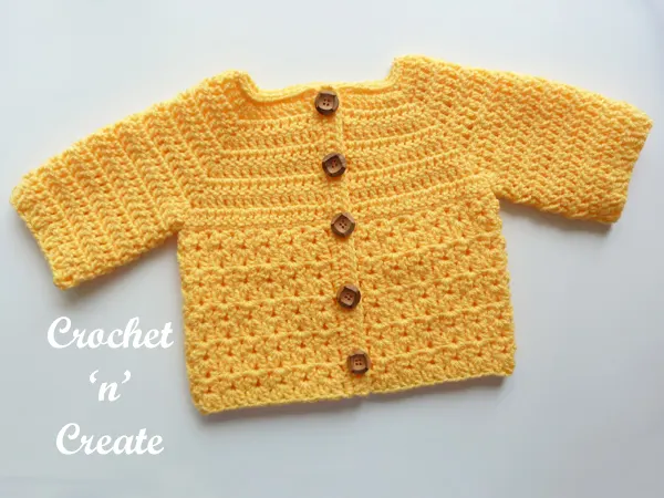 yellow baby coat