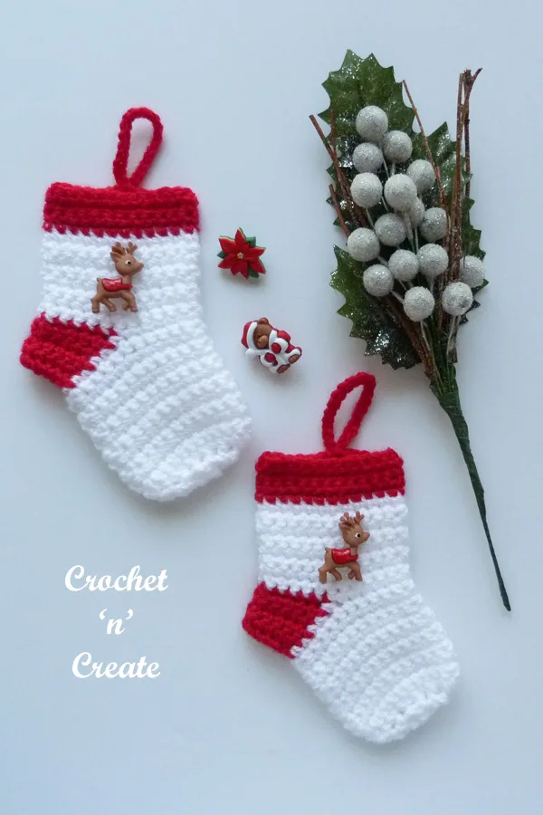 mini christmas stocking