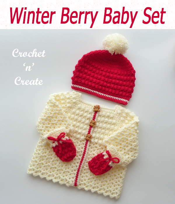 winter berry baby set