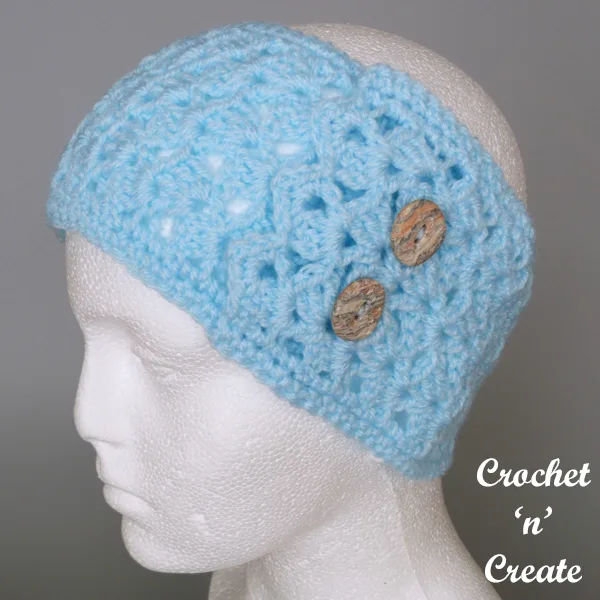 crochet earwarmer headband pattern