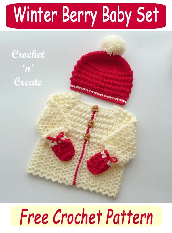 winter berry baby set