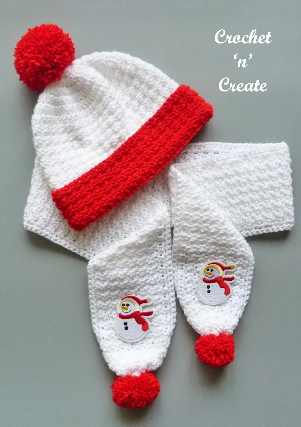 childs scarf set