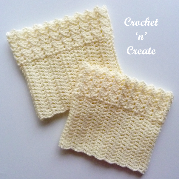 cream boot cuffs