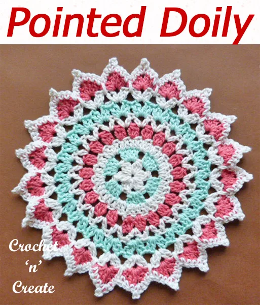 pointed doily