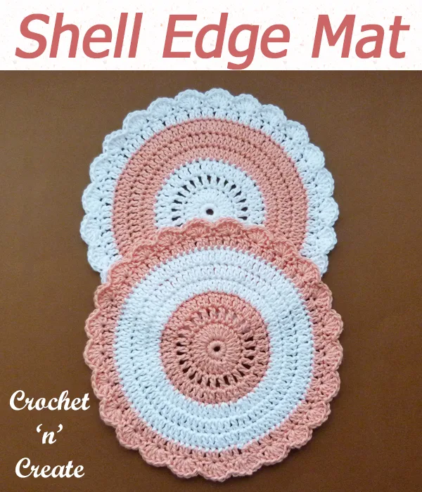 shell edge mat