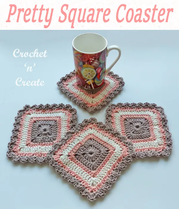 pretty square coaster