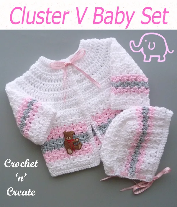 cluster v baby set