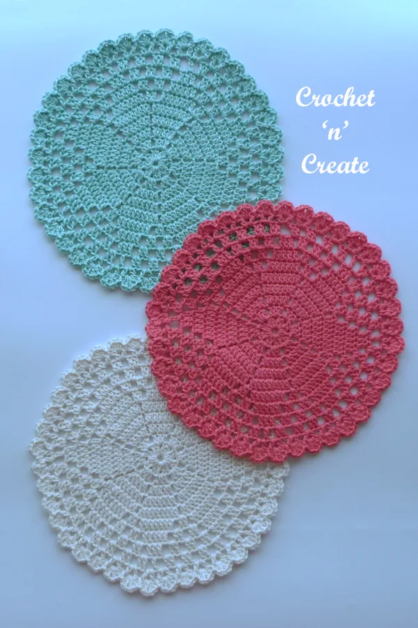 elegant cotton doily