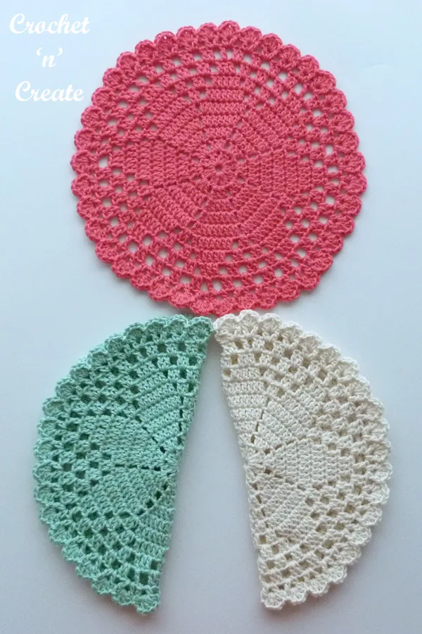 elegant cotton doily