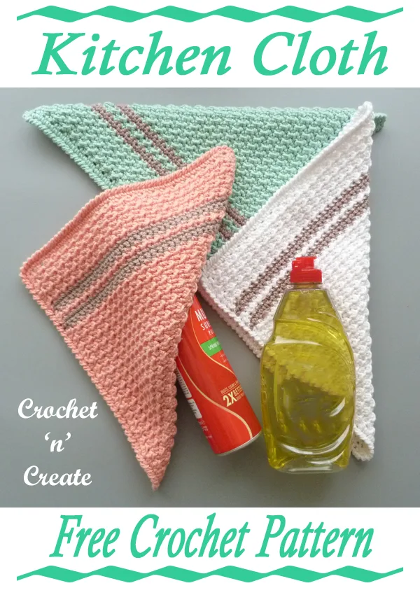 kitchen cloth crochet pattern