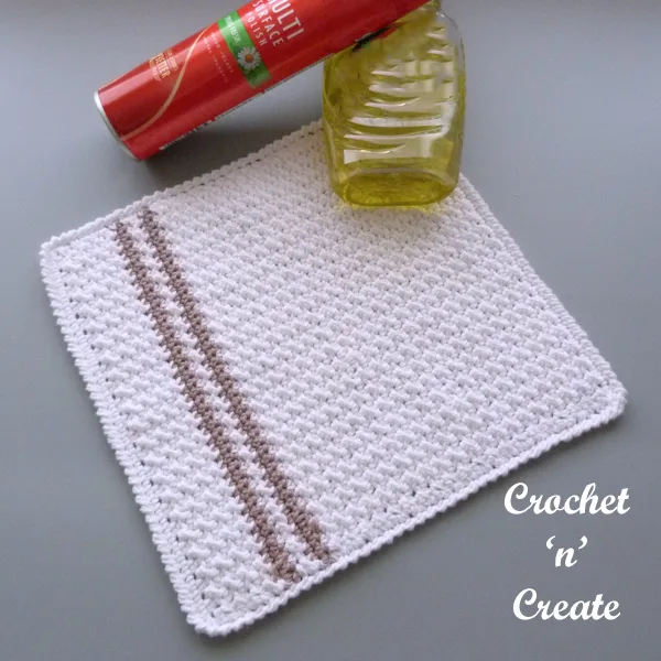 crochet dishcloth